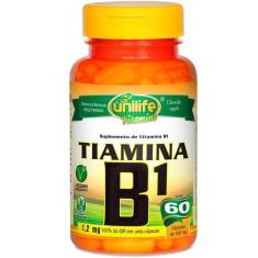 Imagem de Vitamina B1 Tiamina - 60 Cápsulas - Unilife