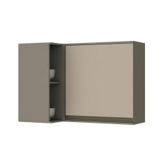 Imagem de Armario De Cozinha Modulado Canto Reto Connect 1 Porta Duna Cristal Henn