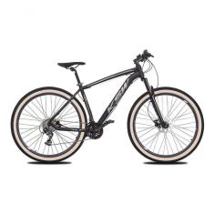 Imagem de Bicicleta Aro 29 Ksw Xlt 27v Freio Hidráulico K7 Garfo Trava Pneu Faixa - Preto/prata Tam.15