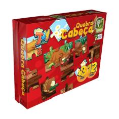 Imagem de Brinquedo Quebra Cabeça Em Mdf 12 Peças Mundo Das Formigas