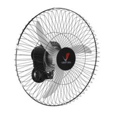 Imagem de Ventilador Oscilante De Parede Ventura 60 Cm Grade De Aço Preto Bivolt