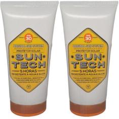 Imagem de Protetor solar suntech fps 30 180g vegano grip system protege 5hs 2un