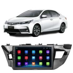 Imagem de Kit Central Multimídia Android Corolla 2015 2016 2017 9 Polegadas Tv O