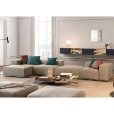 Imagem de Sofá 6 Lugares,  3,63M X 1,65M Revestimento Em Linho Sintético  - Lud0