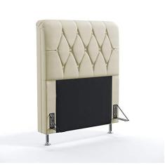 Imagem de Cabeceira Sirius 90 Solteiro Sued Bege Aradecor