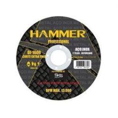 Imagem de Disco De Corte Fino 115mm X 1mm Aço E Inox Di-1000 Hammer