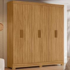 Imagem de Guarda Roupa Casal 6 Portas 2 Gavetas Valença - Freijó Freijó