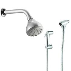 Imagem de Ducha Fria Meber Ômega e Desviador com Gatilho Abs, Cromado