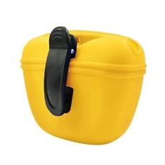 Imagem de Bolsa de silicone RoyalCare para cachorro - Bolsa de treinamento pequena - Bolsa de tratamento portátil para cães para coleira com fecho magnético e clipe de cintura - para petiscos caseiros - livre de BPA
