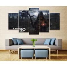 Imagem de Quadro Decorativos Jogo Metro com 5 peças 130x65 1