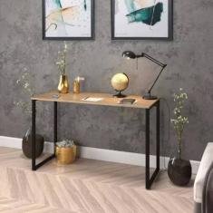 Imagem de Mesa De Computador Estilo Industrial Design Único Para Home Office 90X