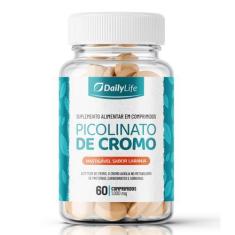 Imagem de Suplemento Alimentar Picolinato de Cromo  60 Comprimidos com Cálcio Ca