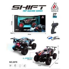 Imagem de Brinquedo Carrinho Racing Fumaça Luz Com Controle Remoto - Toys