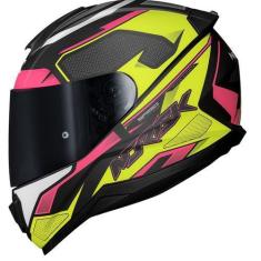 Imagem de Capacete Feminino Norisk Razor Speedmax Rosa Amarelo Moto, Rosa amarel