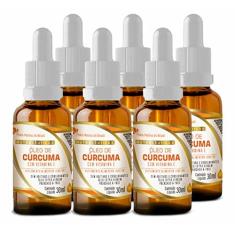 Imagem de Kit Com 6 - Óleo de Cúrcuma com Vitamina E em Gotas 30ml Flora Nativa do Brasil