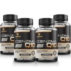 Imagem de 4x Coenzima Q10 (Ubiquinona) 100mg Por Porção 60 Capsulas Tuttiflora