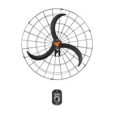 Imagem de Ventilador De Parede Fixo 100cm Goar Metal Preto Trifásico 220/380V