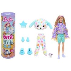 Imagem de Boneca Articulada Barbie Cutie Reveal Cachorrinho Dalmata Colorido Com