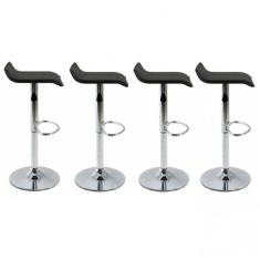 Imagem de Kit com 4 Banquetas Alta Recouro Belo Horizonte Rivatti Preto