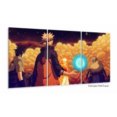 Imagem de Quadro Naruto Shippuden Rasengan Mosaco 3 Peças Para Quarto
