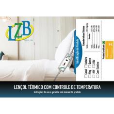 Imagem de Lençol Térmico Solteiro Com Controle 2 Temperaturas - Lzb Lençóis Térm