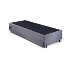 Imagem de Base Box Solteiro com Auxiliar 88x188x36 Cm Cinza