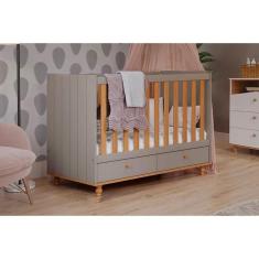 Imagem de Berço Infantil Candy Fendi/Nature - Permóbili Baby