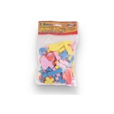 Imagem de Brinquedo Pedagógico Eva Números Gd 5mm 60 Peças 5cm