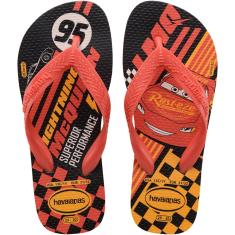 Imagem de Chinelo Havaianas Infantil kids cars 27/8 Laranja Citrus