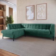 Imagem de Sofá 3 Lugares com Chaise Terminal Cod. 2879 Zênite Yescasa