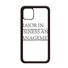 Imagem de Capa com citação I Major in Business and Management para iPhone 12 Pro Max para Apple Mini Mobile Case Shell