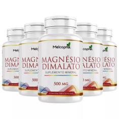Imagem de Magnesio Dimalato 500Mg 5X 100 Cápsulas Puro Máximo 2/Dia
