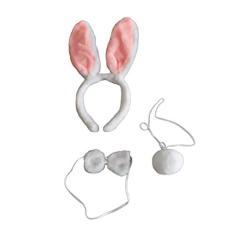 Imagem de Fantasia Coelhinha Infantil Rosa - 4 Peças