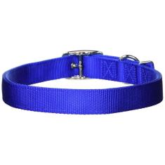 Imagem de Coleira para cães Hamilton Double Thick Nylon Deluxe Blue 2,54x71cm