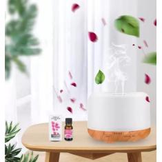 Imagem de Umidificador Difusor Ar Aromatizador Ultrassônico Luz Led Luminária Co