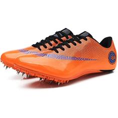 Imagem de Masculino feminino spike sapatos de pista sapatos de corrida de distância destacável 8 unhas spikes sapatos de pista e campo tênis de borracha pista de borracha ao ar livre respirável antide