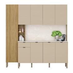 Imagem de Armário De Cozinha 9 Portas Riscatto Astrid Freijó Vanilla - Mais De C