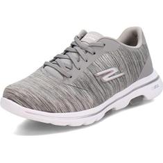 Imagem de Skechers Go Walk 5-True Tênis feminino, Cinza, 36