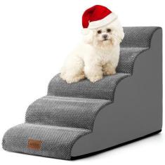 Imagem de Escadas para cães COZY KISS para cama alta, degraus pequenos para anim