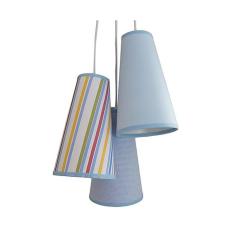 Imagem de Lustre Pendente Quarto Bebê Crie Casa Listras E 