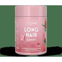 Imagem de Long Hair Gummy Com Biotina E Vitaminas- Gaab- Morango
