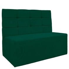 Imagem de Sofá Canto Alemão Veludo Verde - Montanaris Decor