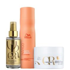 Imagem de Kit Wella Professionals Invigo Nutri-Enrich Oil Reflections Trio de Cuidados (3 Produtos)