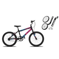 Imagem de Bicicleta Com Rodinha e Cesta Feminina Infantil Aro 20 KOG - Wendy, Pr
