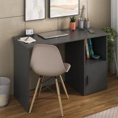 Imagem de Escrivaninha Victoria 120 com 1 Porta Espresso Móveis Grafite