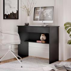 Imagem de Mesa Escrivaninha Com 1 gav Office- Preto