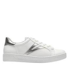 Imagem de Tênis Via Marte Casual Feminino Branco E Prata
