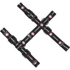 Imagem de Peitoral H Future Pet La Casa de Papel Preta para Cães - Tam. P