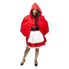 Imagem de Fantasia Chapeuzinho Vermelho Adulto Com Capa