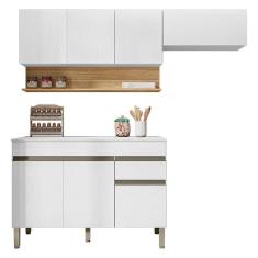 Imagem de Cozinha Modulada Line Composição 1 Supremo Freijó - Kits Paraná